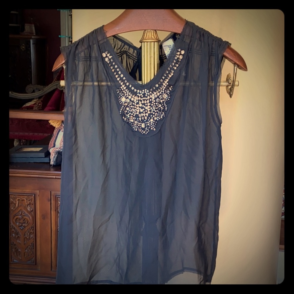 Sheer silk top